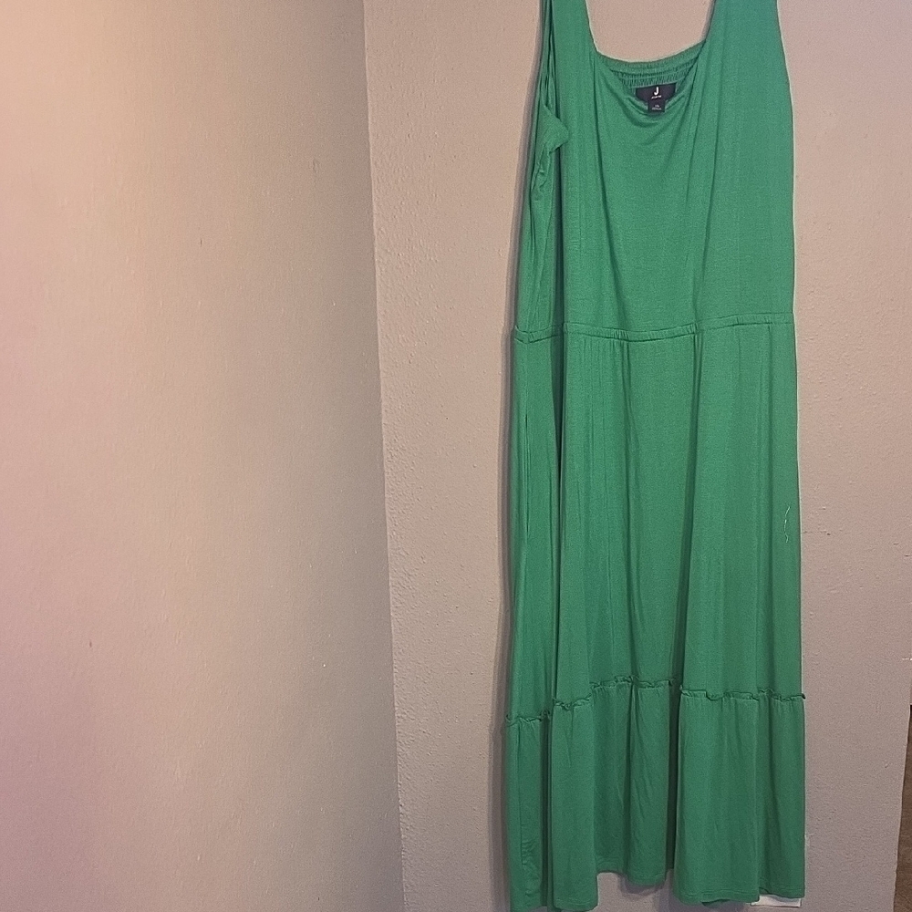 Jason Wu Green Sleeveless Maxi Dress Size L